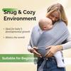 X-Shaped Multifunctional Newborn Baby Carrier – Simple Front-facing Design for Outings.