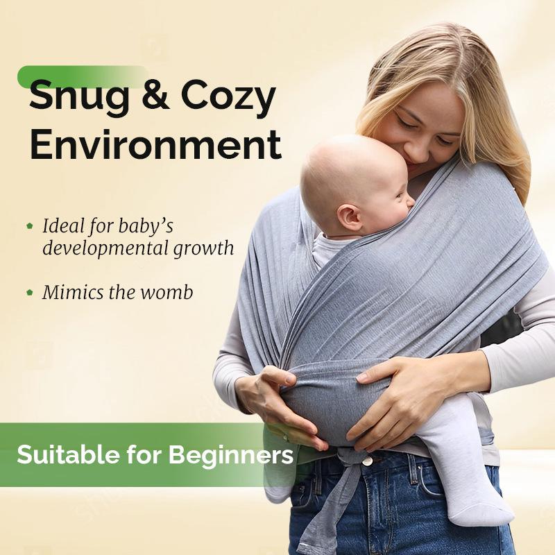 X-Shaped Multifunctional Newborn Baby Carrier – Simple Front-facing Design for Outings.