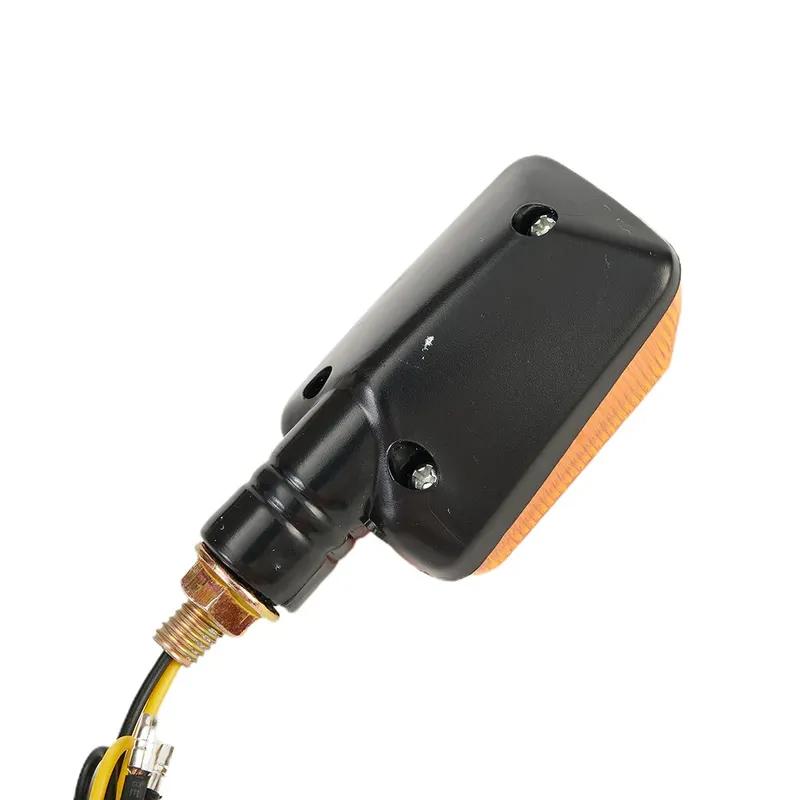 Turn Signals Easy to tall Motorcycle Turn Signals Black Tinted Front Rear Scooter Quad Moped 12V Blinker Lights