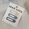 3Pcs Girl Hairpins Star Heart Geometry Design Matte Frosting Process Hair Clips BB Clip Versatile Hair Accessories