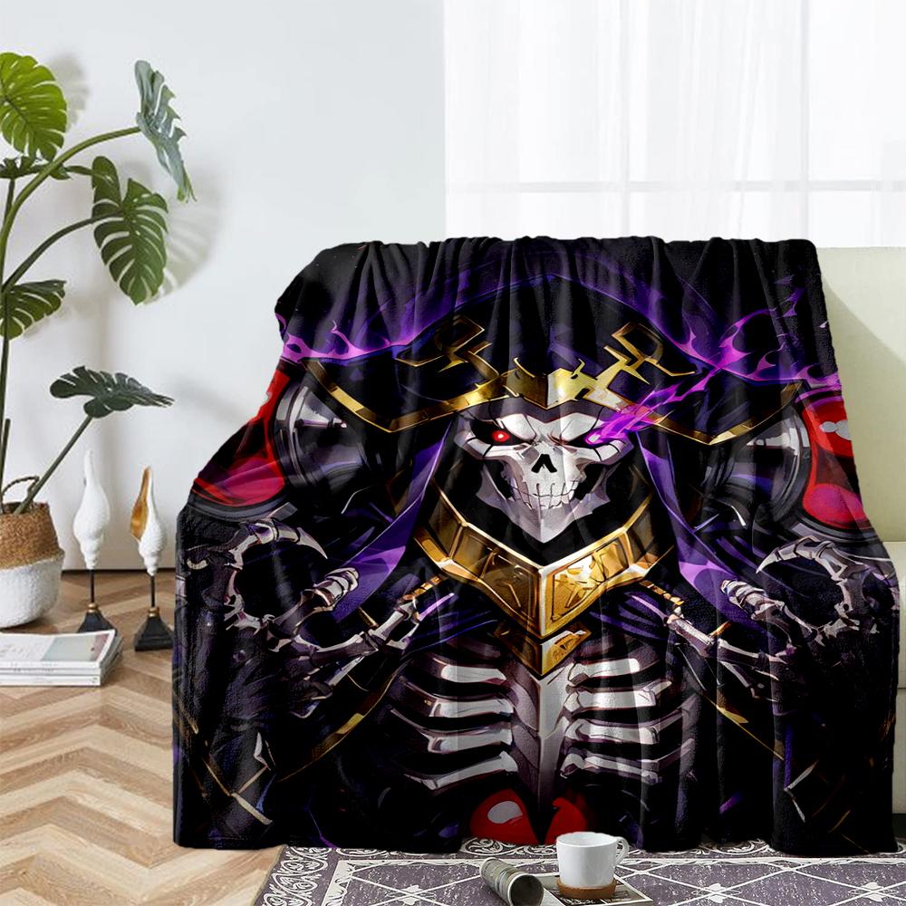 Overlord Theme Printed Blanket - Perfect for Couch, Bed, Travel & Outdoor Use | Machine Washable, Cozy & Durable.