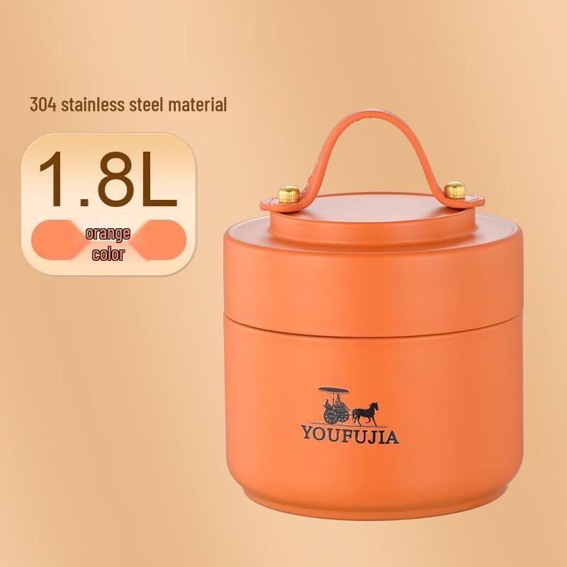 ZISIZ Leichter Luxus 304 Edelstahl Isolier-Lunchbox