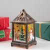 Christmas LED Light Creative Night Light Retro Wind Lantern Christmas Desktop Decoration Lights