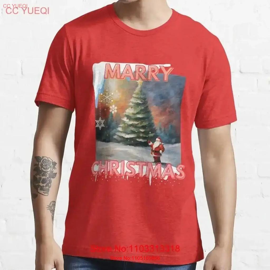 Christmas 2024 Sweat T Shirt Vintage Designer Clothes Stylish Versatile Streetwear Slightly Comfortable Casual Soft