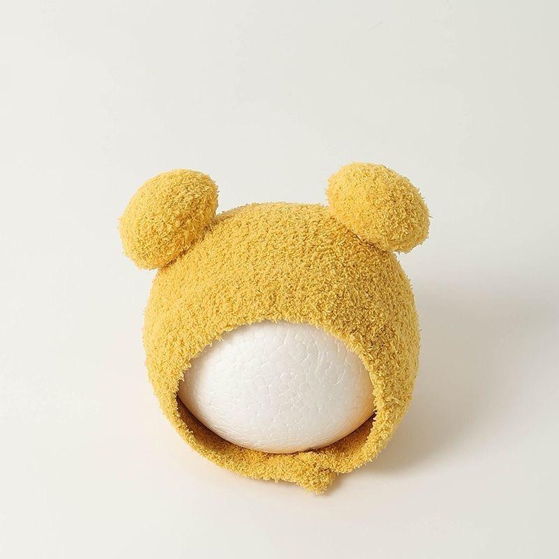 Super Cute Baby Winter Beanie with Ear Protection - Warm Plush Hat for Newborns