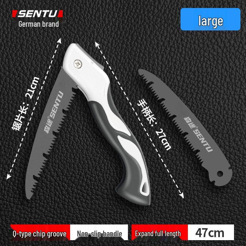 Skladacia ručná píla na rezanie stromov, záhradníctvo a spracovanie dreva