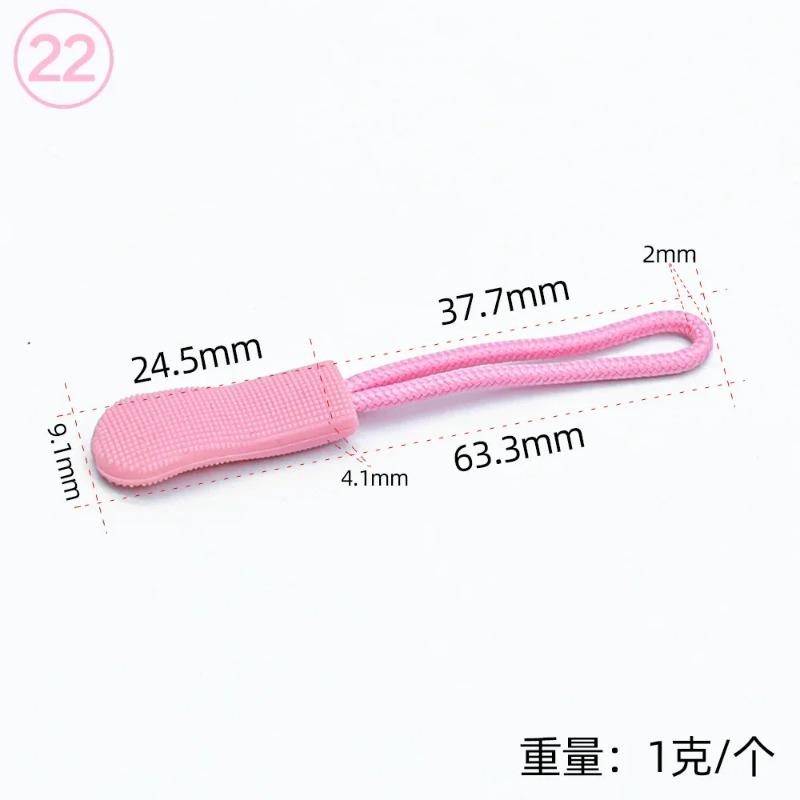 20Pcs TPU Environmentally Friendly Zipper Head Replacement Clip Broken Buckle Fixer Zip Cord Bag Suitcase Tent Zipper Head