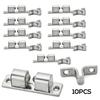 New Double Roller Door Lock Hot Sale Latch 50*14.5mm Cabinet Door Closet Catch Tension Double Ball Practical Stainless Steel