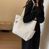 Damen Retro Schultertasche Cord Multi-funktionale Handtasche Große Kapazität Studenten Schulter Pendler Tragetasche Für die Arbeit