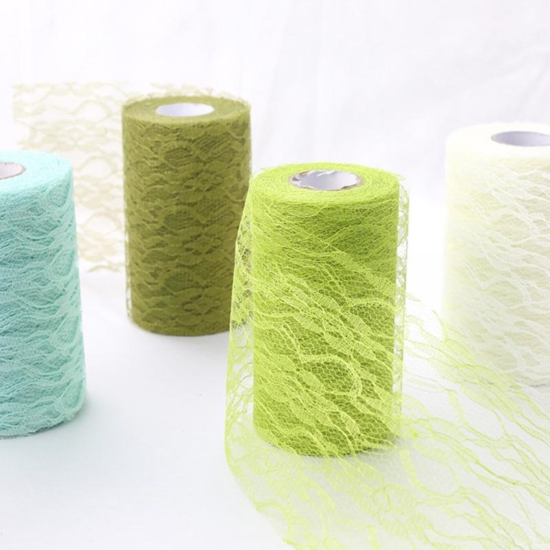 Sheer Tulle Roll For Wedding Party Table Runner Decors Portable Polyester Meshes Fabric DIY Craft Decoration