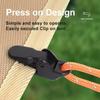 Sturdy Tent Clips Outdoor Tarpaulin Clips -wind Fixed Camping Tent Hook Clamp Clip for Outdoor Camping