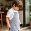 Adjustable Kids Apron with Neck Clip & Front Pocket Children Painting Apron Water-Resistant Art Smock for Kindergarten Home Art Class