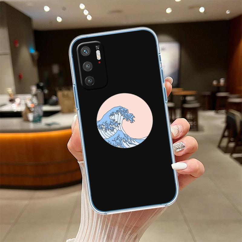 UP32 Great Wave off Kanagawa Transparent Phone Case for Motorola Moto Edge 20 30 40 50 S30 Fusion Ultra Pro Neo Lite + G200 G23