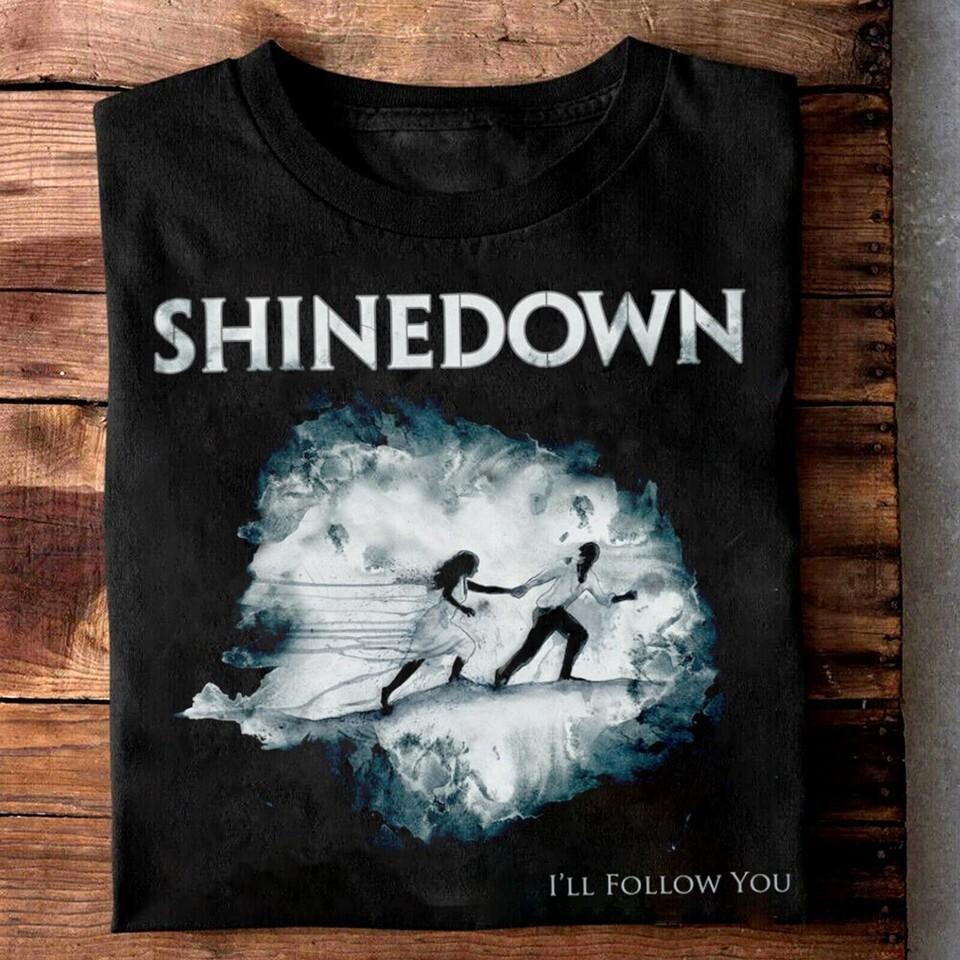 Shinedown Band I Will Follow You Cotton Black All Size Unisex Tee Shirt BL281 Unisex T-Shirt M