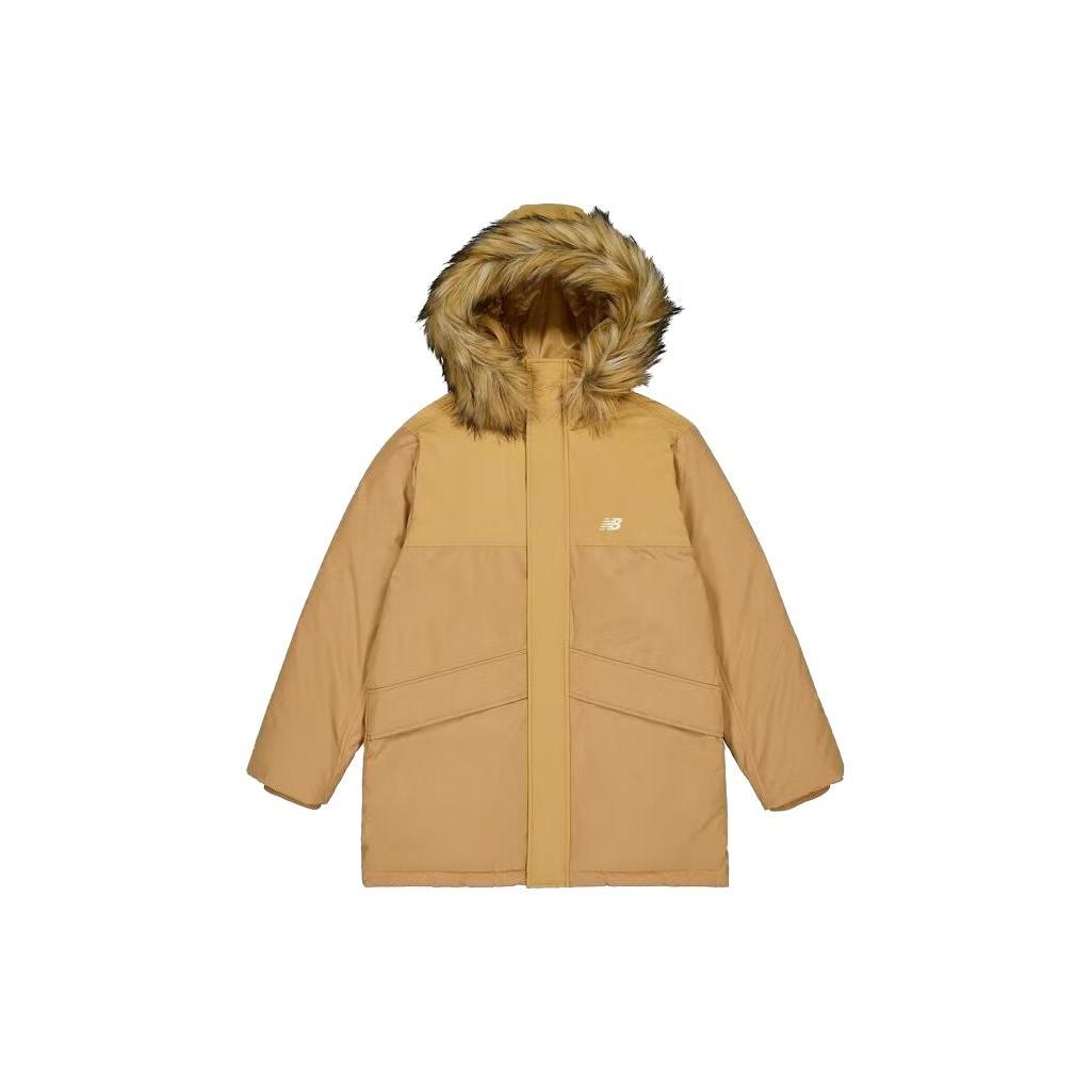 New Balance Warm Long Parka Jacket Asia Sizing  Tan  Unisex AMJ33330-DLC XL