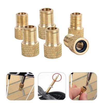 Gas Nozzle Cinverter Road Bike Presta To Schrader Valve Adapter Bicycle Punp Tube Pump Convert