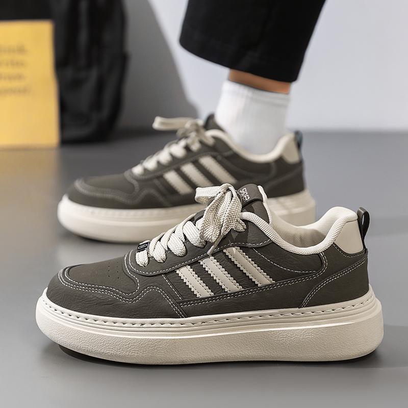 New Men's Classic Fashion Low Top Thick Sole Skateboarding Shoes Comfortable Soft Sole Basketball  Sneakers