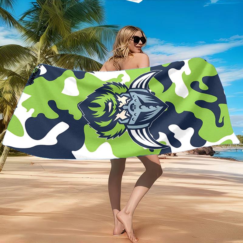 Canberra Camouflage Warrior Beach Towel, Quick-drying, Easy to Care for, Suitable for Both Fitness and Beach Vacations,Sports Essential