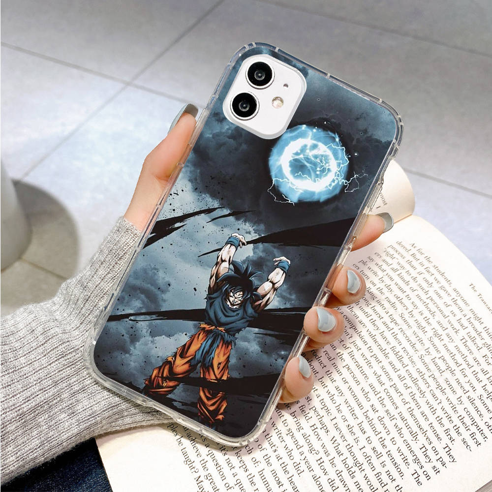 Case for Samsung A04 A14 A23 A34 A54 M23 M33 M52 M53 Realme 10 9 C30S C35 C55 VIVO Y02S Y21 Y51 X80 Pro Transparent Cover WI55 Dragon Z Ball