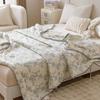 Cool Summer Quilt - Class A Milk Silk & Knitted Cotton (20% Soybean, Ultra-Soft Air-Con Bedding)