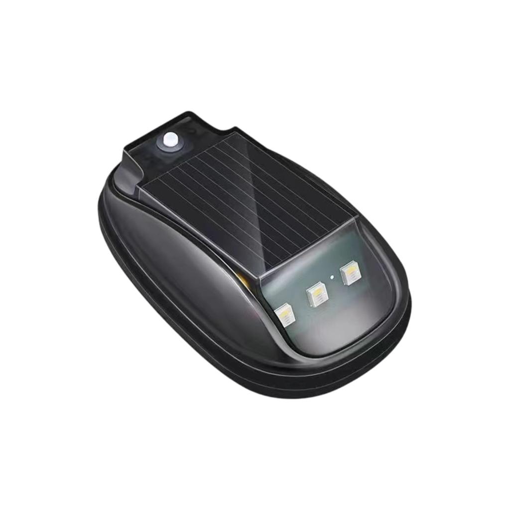 LED Roof Solar RGB Strobe Light With Remote Control , Multi,Color Car Exterior Decoration Lighting