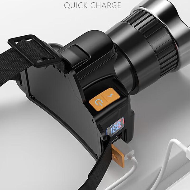 Nufeng Digital Display 3-Light Outdoor Headlamp