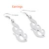 New Hip Hop Flame Shape Necklaces Punk Rock Cool Irregular Necklace Earings for Women Unisex Fashion 2026 Party Dancing Jewelry