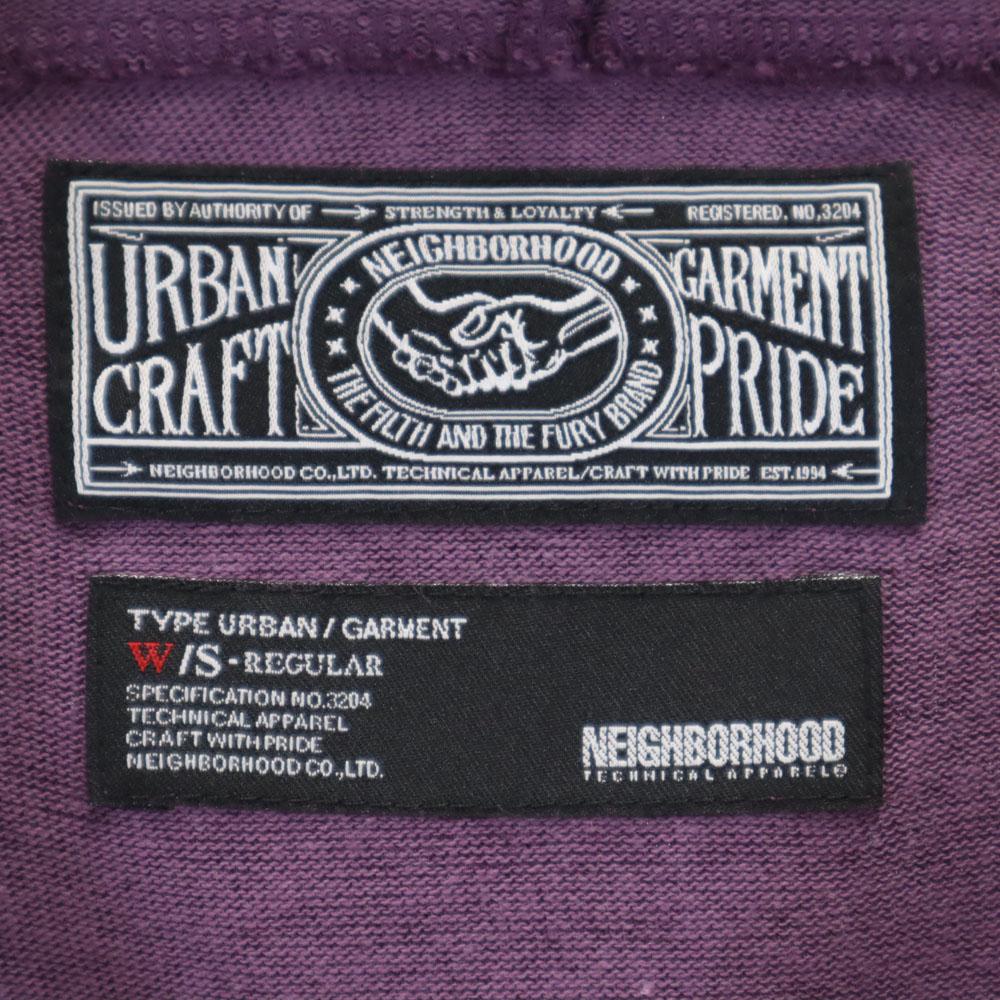 NEIGHBORHOOD made in Japan Long sleeve Parker WS purple Men's Used