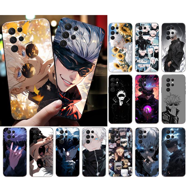Jujutsu Kaisen Satoru Gojo Phone Case For Samsung S25 S24 S23 S22 S21 S20 Ultra S20 S22 S21 S20 FE S24 Plus