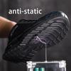 Fashion Anti-static Safety Shoes Men Composite Toe Work Safety Boots Without Metal Puncture Proof Work Shoes Man Security Boots Big Size