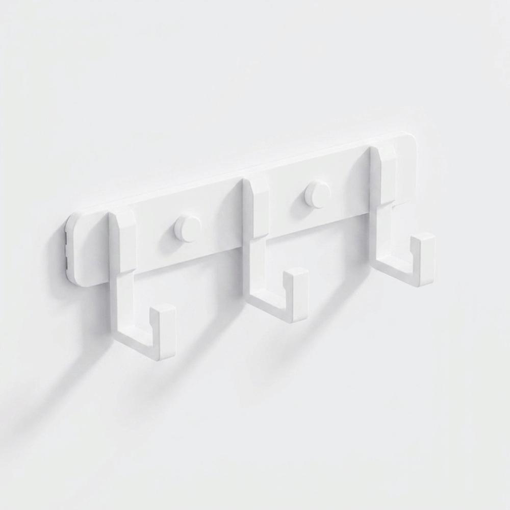 No Drill Wall Hook Rack Aluminum Door Holder Practical Towel Hanger Hook Kitchen