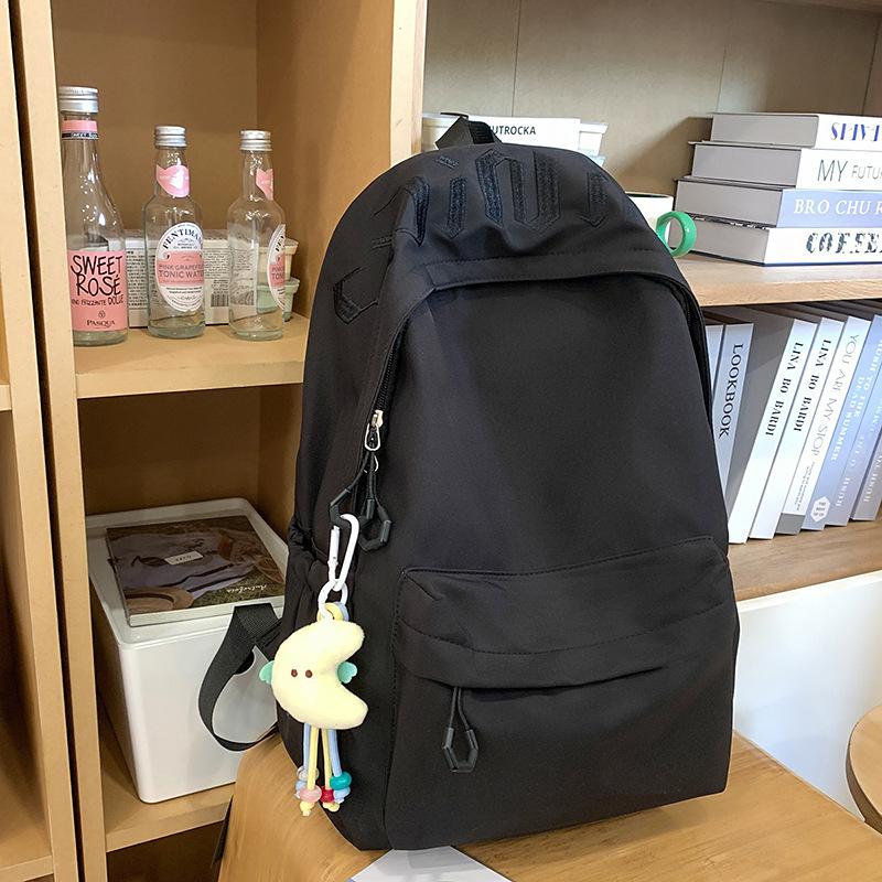 New high-value, fresh and cute backpack female junior high school students casual simple large-capacity backpack