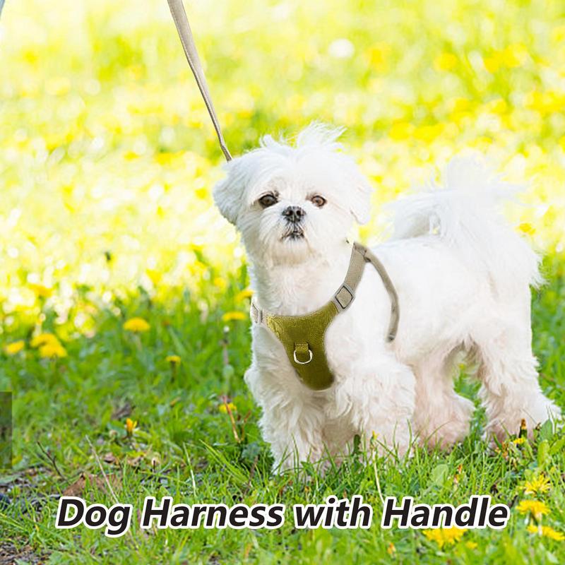 Dog Vest Harnesses No Pull Dog Harness with Lead Oxford Puppy Accessories with Easy Control Handle No-Choke Vest Pet Supplies