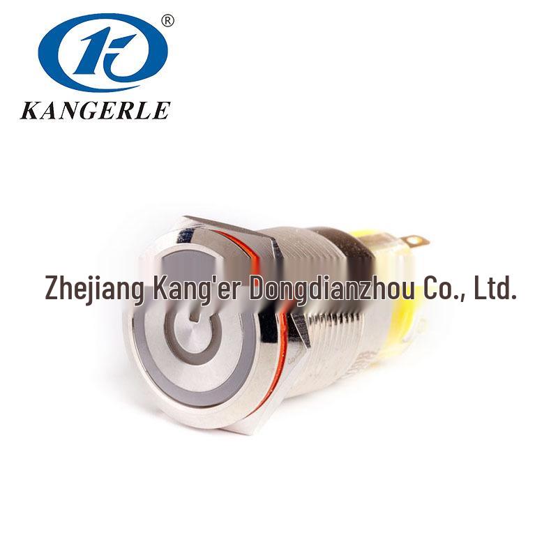 19mm Waterproof LED Self-Locking 5-Pin Car Mod Button Switch
