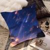 Meteor Shower Starry Sky Pillow Case Fashion Square Pillowcase Bedroom Sofa Room Ins Decoration Leisure