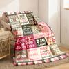 Gift for Dog Lovers Mother's Day Puppy Pattern Gift Soft Comfortable Warm Dog Blanket Sofa Blanket Throw Blanket