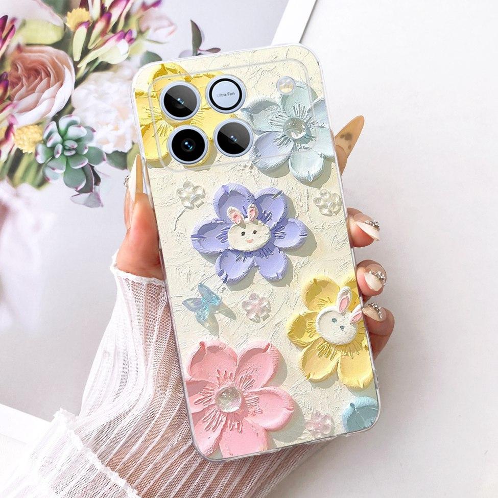 Clear Casing For Honor Win 5G AAP-AN00 Case For Honor Win 5G Cover Luxury Cute Cat Fashion Butterfly Cool Painted