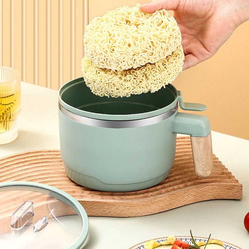 Non-slip Bottom Insulated Ramen Bowl Double-layer Noodle Bowl with Drain Basket  Cooking