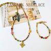 Honey 2025 Autumn/Winter Long Sweater Necklace with Natural Stone Beads - Versatile Women's Style