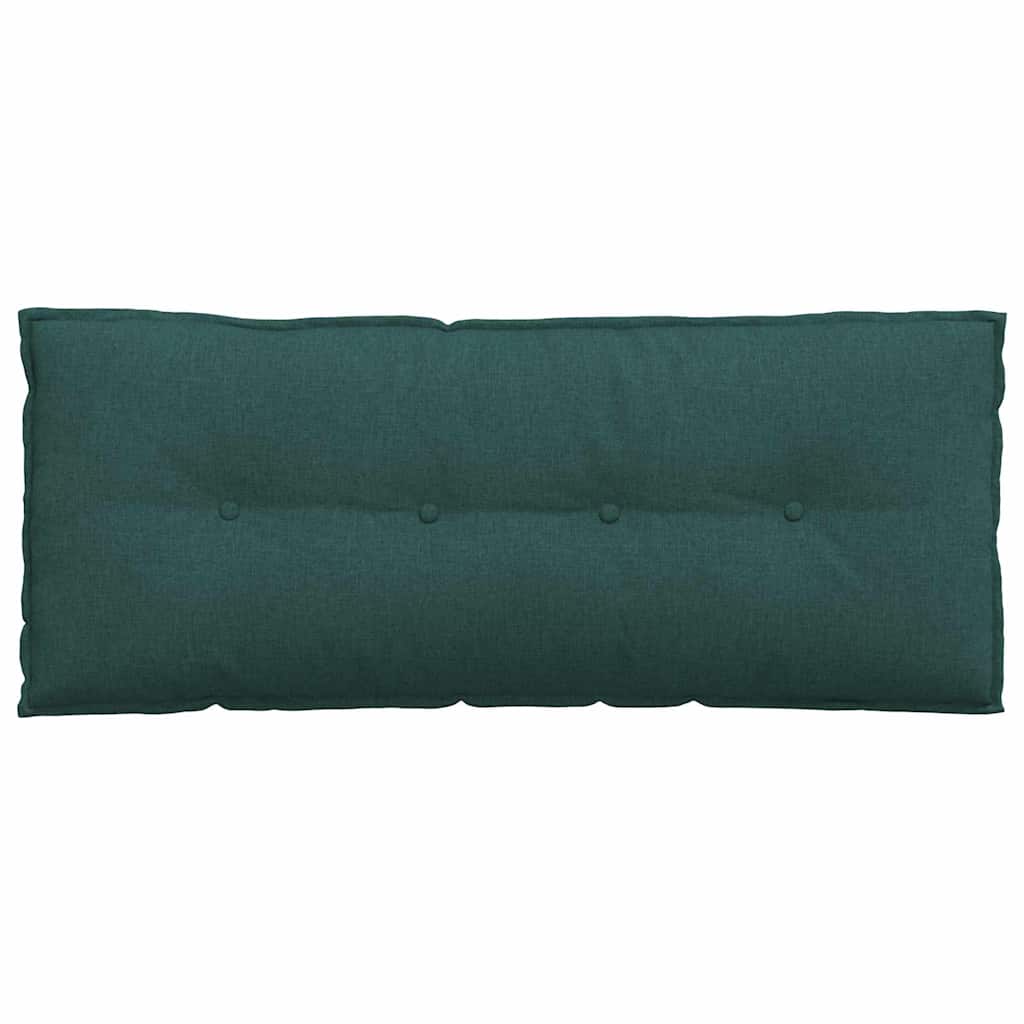 Back Cushion Dark Green 120 x 19 x 50 cm Fabric