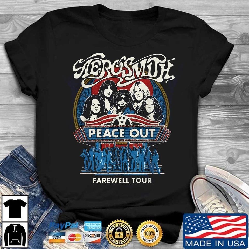 Aerosmith - Farewell T-shirt Black unisex S-234XL shirt E562 XL