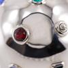 Louis Vuitton Bookle Dreille Ring Strass Cocktail Planet Rare Design multicolor/Rhinestone #6.8(US Size) 36.04g Unisex Used