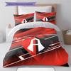 Atlas FC Pattern Bedding Set Quilt Cover Pillowcase Home Decor Gift (1 * duvet cover + 2 * pillowcase, without core)