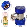 1Pc Adjustable R134a Refrigerant Adapter Hose Fittings Automotive A/C High Low Pressure Couplers Conversion Accessories