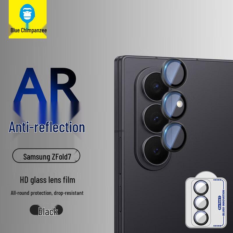 

Захист лінзи камери телефону Samsung Galaxy Синій Горила Black