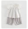 Korean Style Girls' Summer Two-Piece Set: Cute Printed T-shirt & Casual Pants for 1-Year-Olds