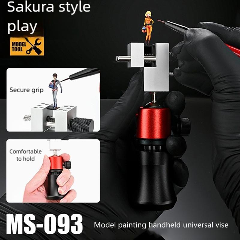 Ergonomic Rotating Crafting Vise 360 Flexible Movement Strong Construction Modeling for Miniature Assembly Projects