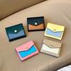 Cole-matched Envelope Round Buckle Full Pickup Bag Wallet Flip Cover Multifunctional Fashionable All-cowhide Change Purse Short Clip