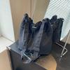 Snoretræk nylon stor kapacitet mulepose dame skuldertaske