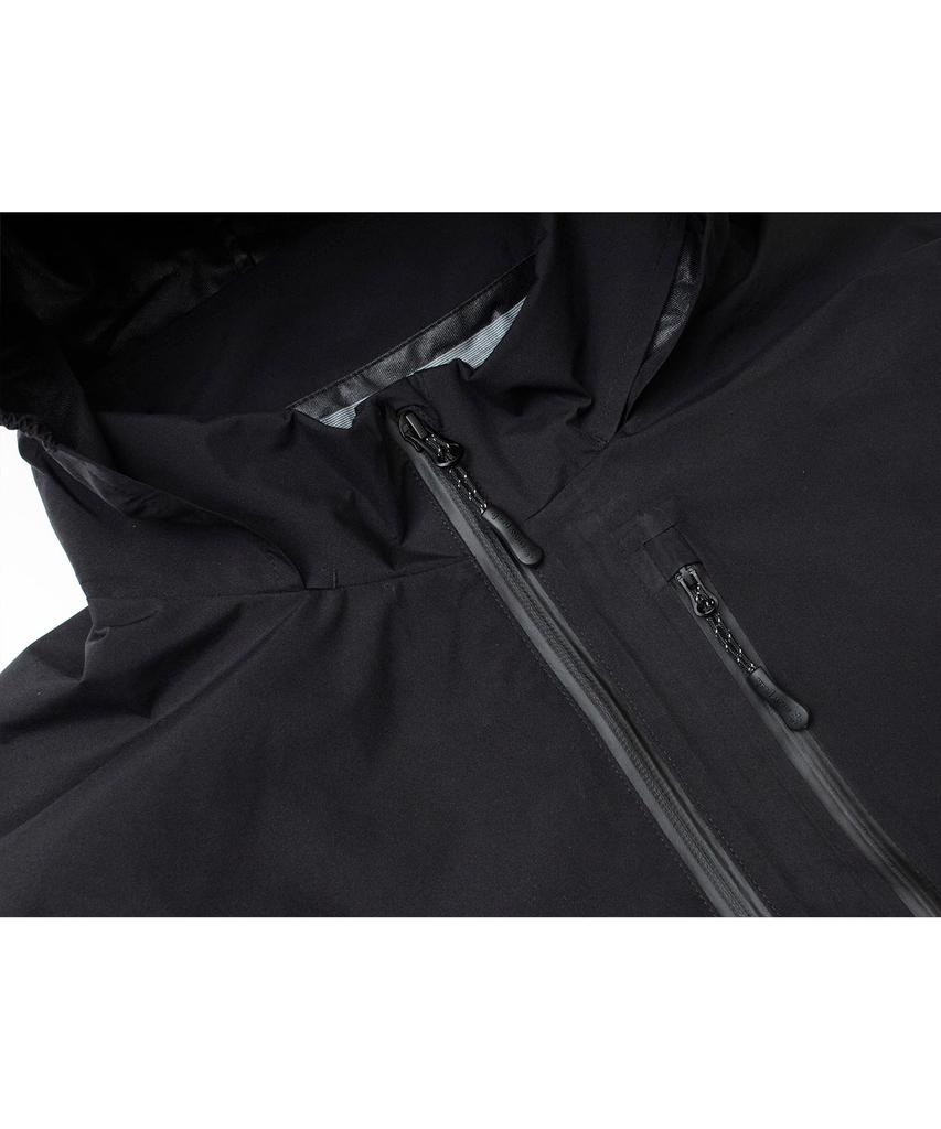 Snow Peak SYMPATEX Hybrid Rain Jacket and Size M JK-25SU701, Men's Women's, Black,
